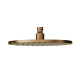 Product Cut out image of the Abacus Emotion Brushed Bronze Round Fixed Shower Head